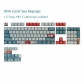 Coral Sea 104+13 PBT Dye-subbed Keycaps Set XDA Profile for MX Switches Mechanical Gaming Keyboard